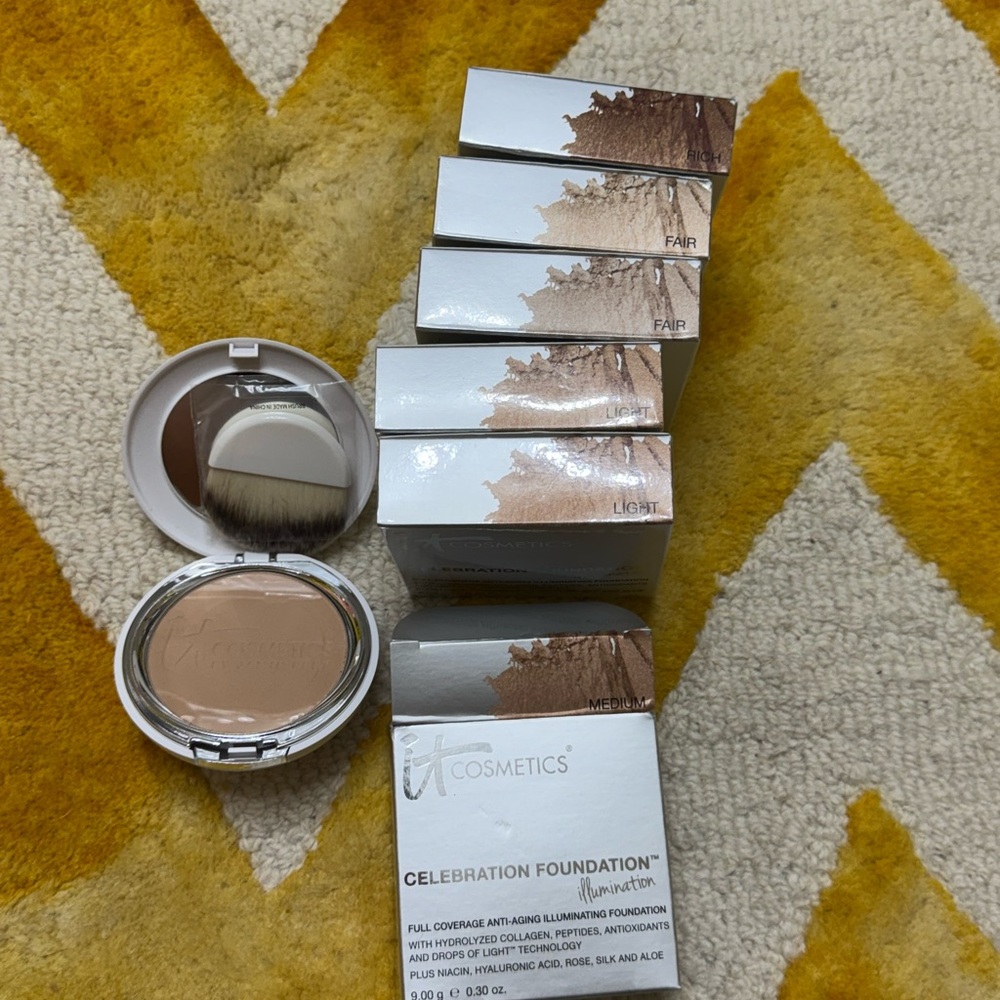 IT Cosmetics Celebration Foundation in Light, Fair, Medium and Rich